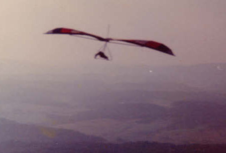 Harry Lucas flying a Seagull 10 1/2 meter from Big Walker (197?)