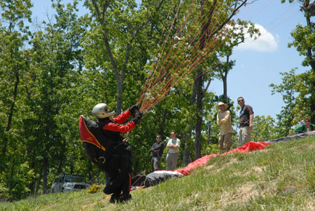 Eagle Rock FlyIn 2008 - Pulling Up on SE Launch