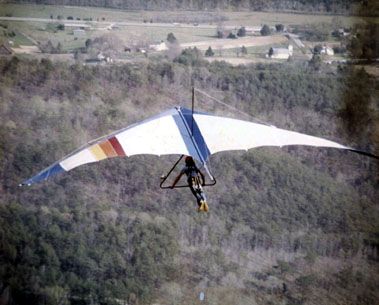 Rod Pendry Flying Clinch River Mountain - 1977