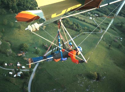 Over Big Walker II LZ - mid 1980's